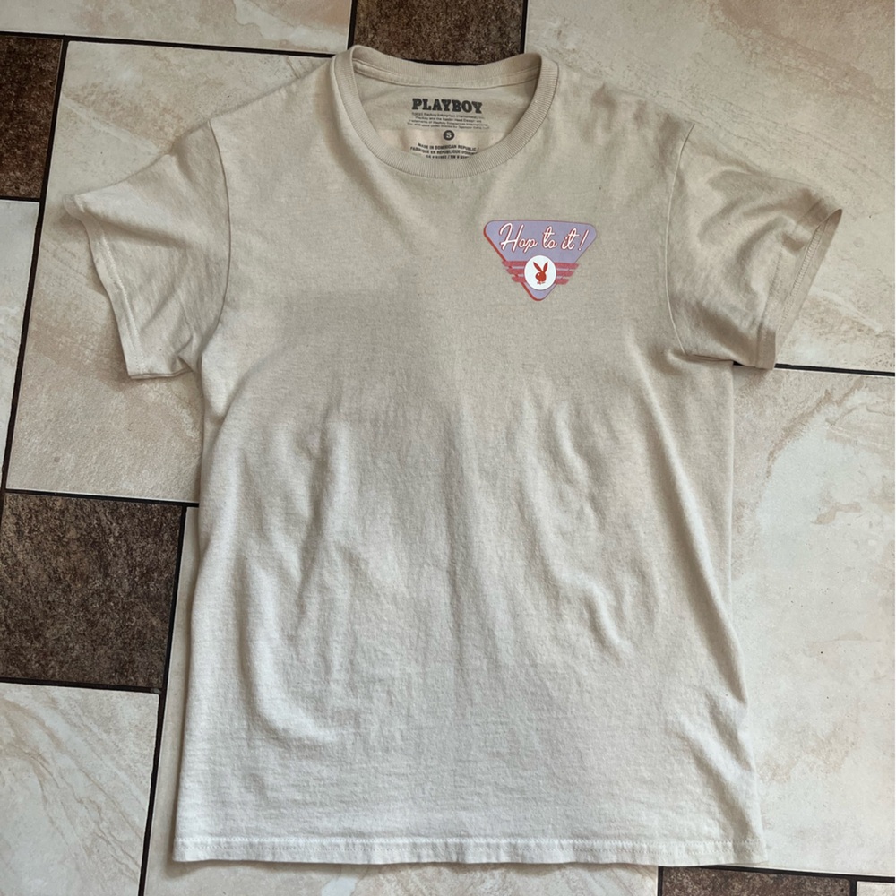 Men’s Playboy T-Shirt | Size Small | Barley Worn